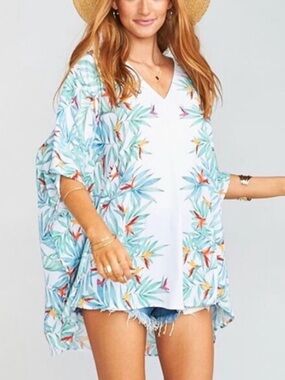Show Me Your Mumu Peta Tunic - Palm Party